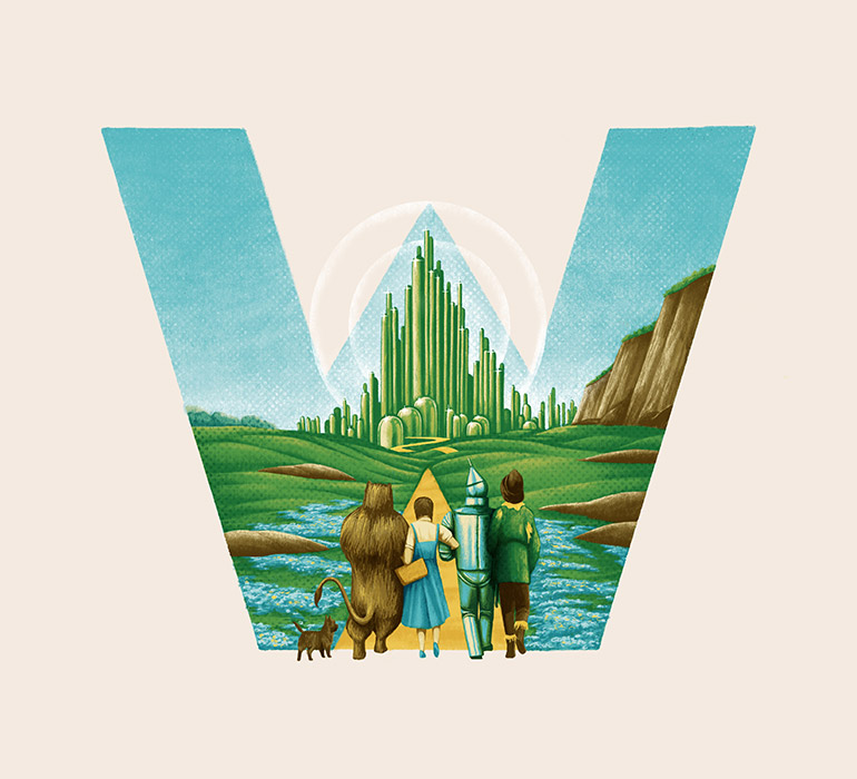 W is for The Wizard Of Oz