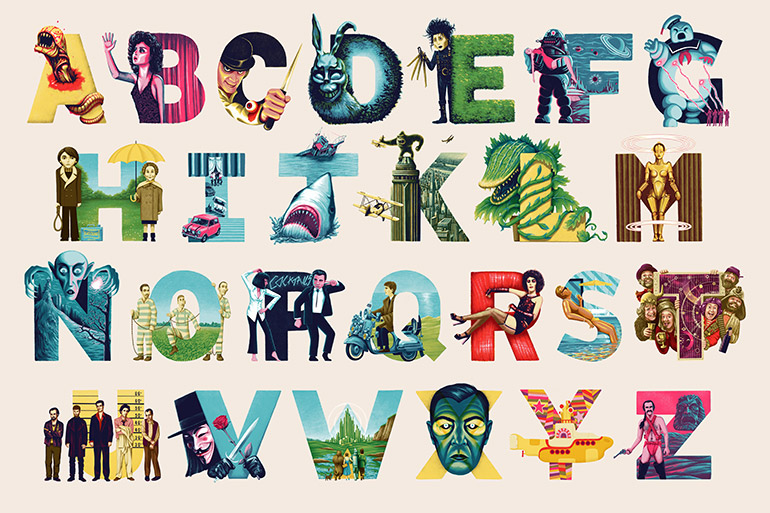 Cult Classic Film Alphabet