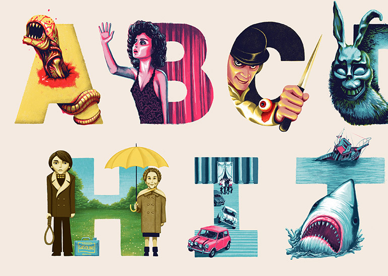 Cult Classic Film Alphabet