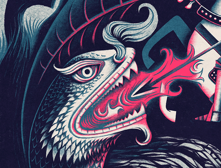 Dragon detail